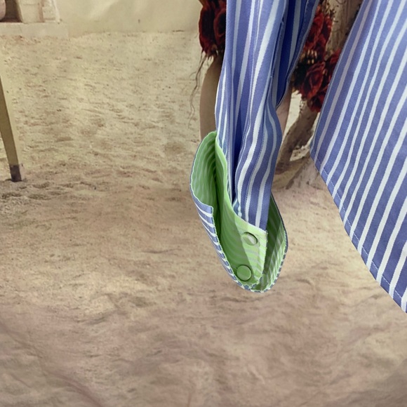 Thomas Pink Pin Striped Button Down Collar shirt - Picture 6 of 8